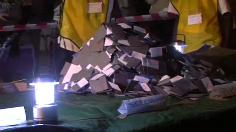 Sčítání hlasů v Súdánu