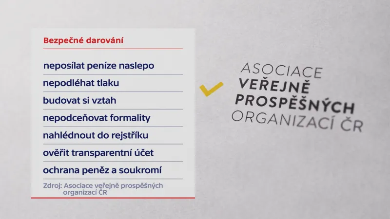 Zásady bezpečného dárcovství