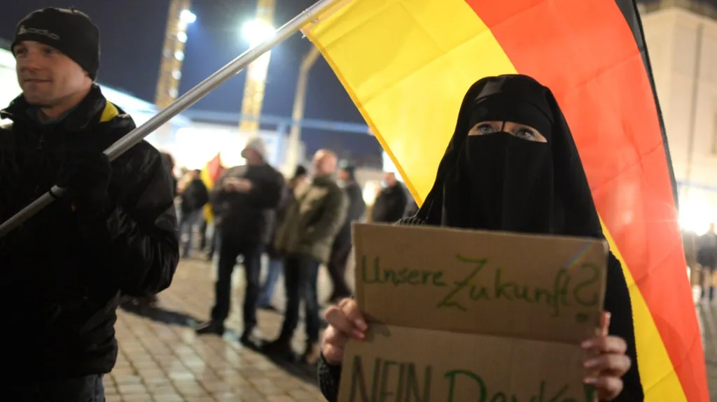 Demonstranti Pegidy
