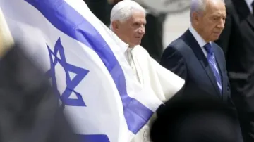 Benedikt XVI. a Šimon Peres