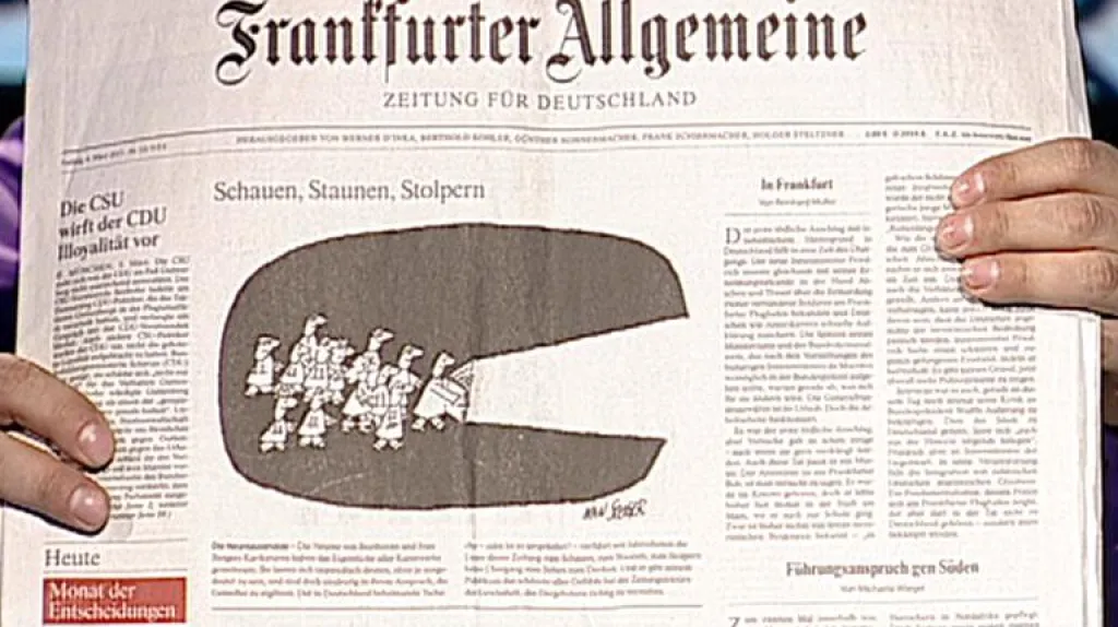 Ivan Steiger / 9000. kresba v Frankfurter Allgemeine Zeitung