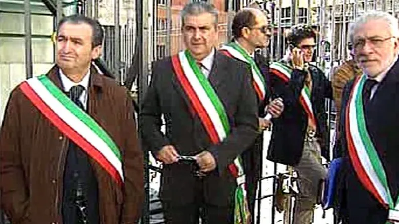 Protest jihoitalských starostů