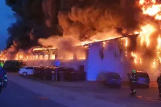 V pražských Letňanech hořela vstupní hala výstaviště, je výrazně poničená
