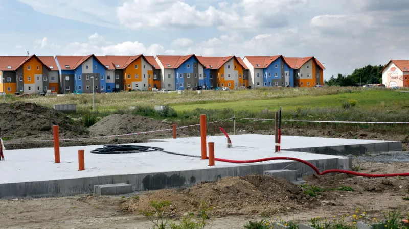 Satelitní výstavba řadových rodinných domů
