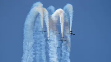 Akrobatická skupina Krila Oluje chorvatského letectva na Dnech NATO a Dnech Vzdušných sil Armády ČR