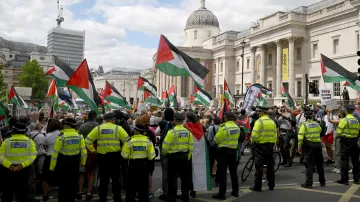 Propalestinský protest v Londýně, 23. června 2025