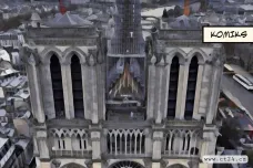 Laser pomáhá při čištění katedrály Notre-Dame