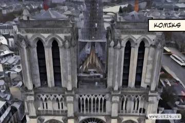 Laser pomáhá při čištění katedrály Notre-Dame