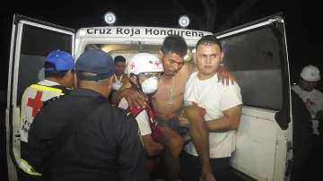 Zraněný po požáru věznice v Hondurasu