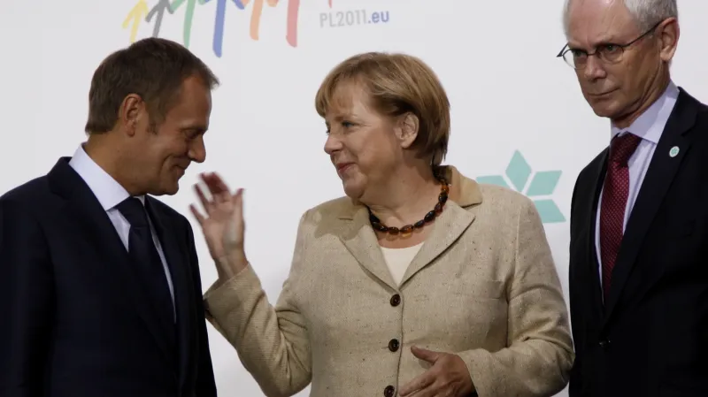 Angela Merkelová a Donald Tusk