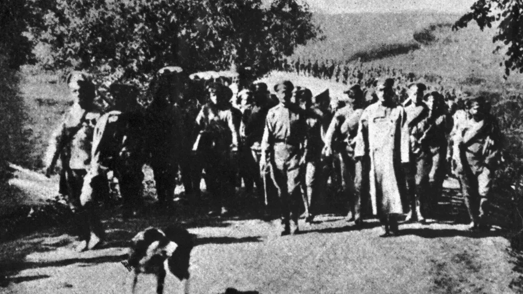 Pochod československé brigády ke Zborovu