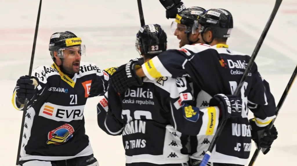 Radost hokejistů Vítkovic