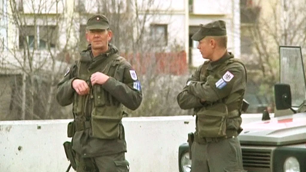 Hlídky na kosovsko-srbské hranici