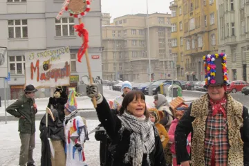 Masopust na ZŠ Strossmayerovo náměstí v Praze 7
