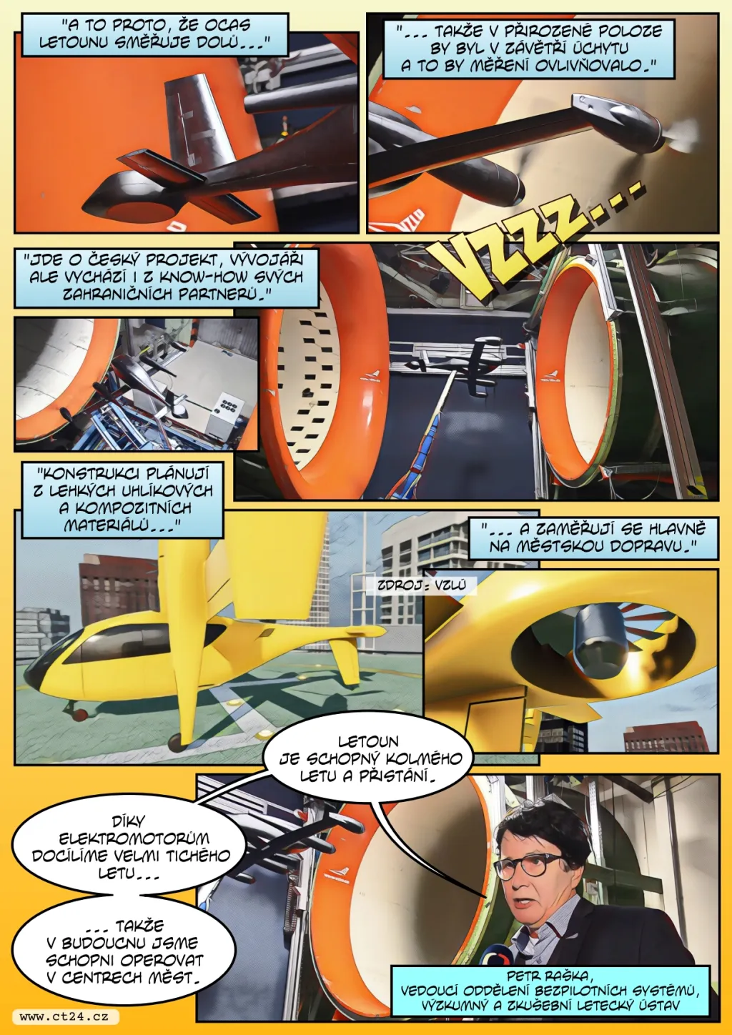 Čeští vědci vyvijejí nový dron