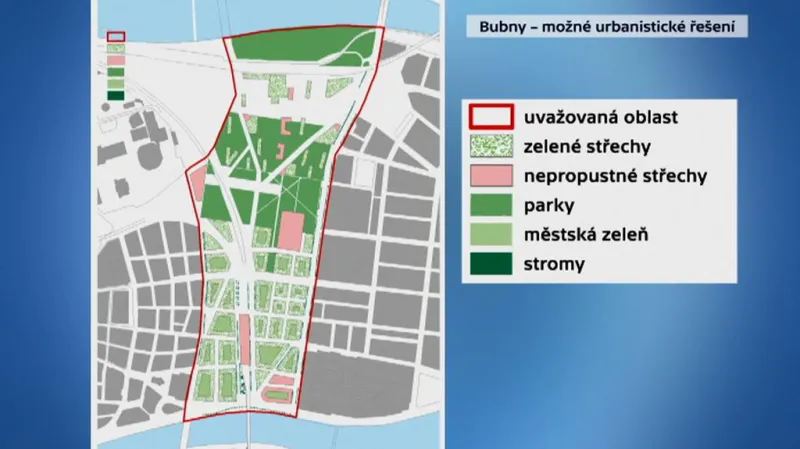 Návrh zástavby bubenského nádraží