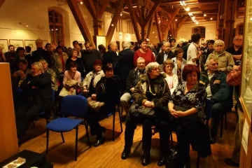 Vernisáž výstavy prací Františka Doubka v Písku