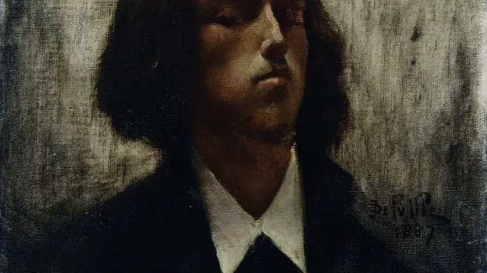 Jean Delville / Autoportrét, 1887