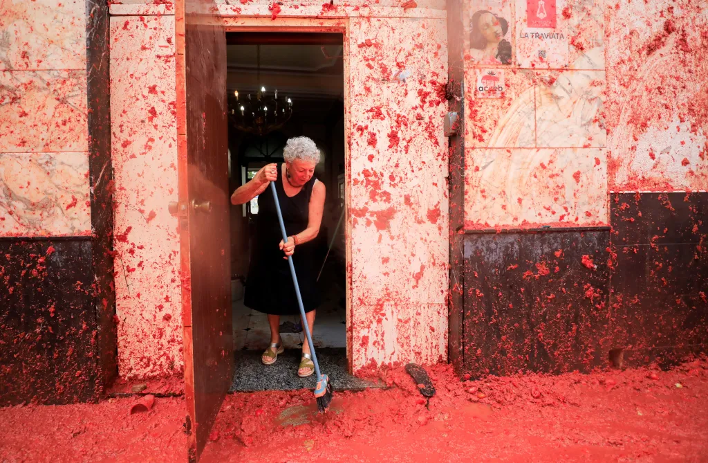 Španělský festival Tomatina