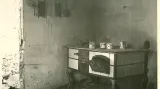 Vypálené Leskovice - bývalá kuchyně u Vaverků