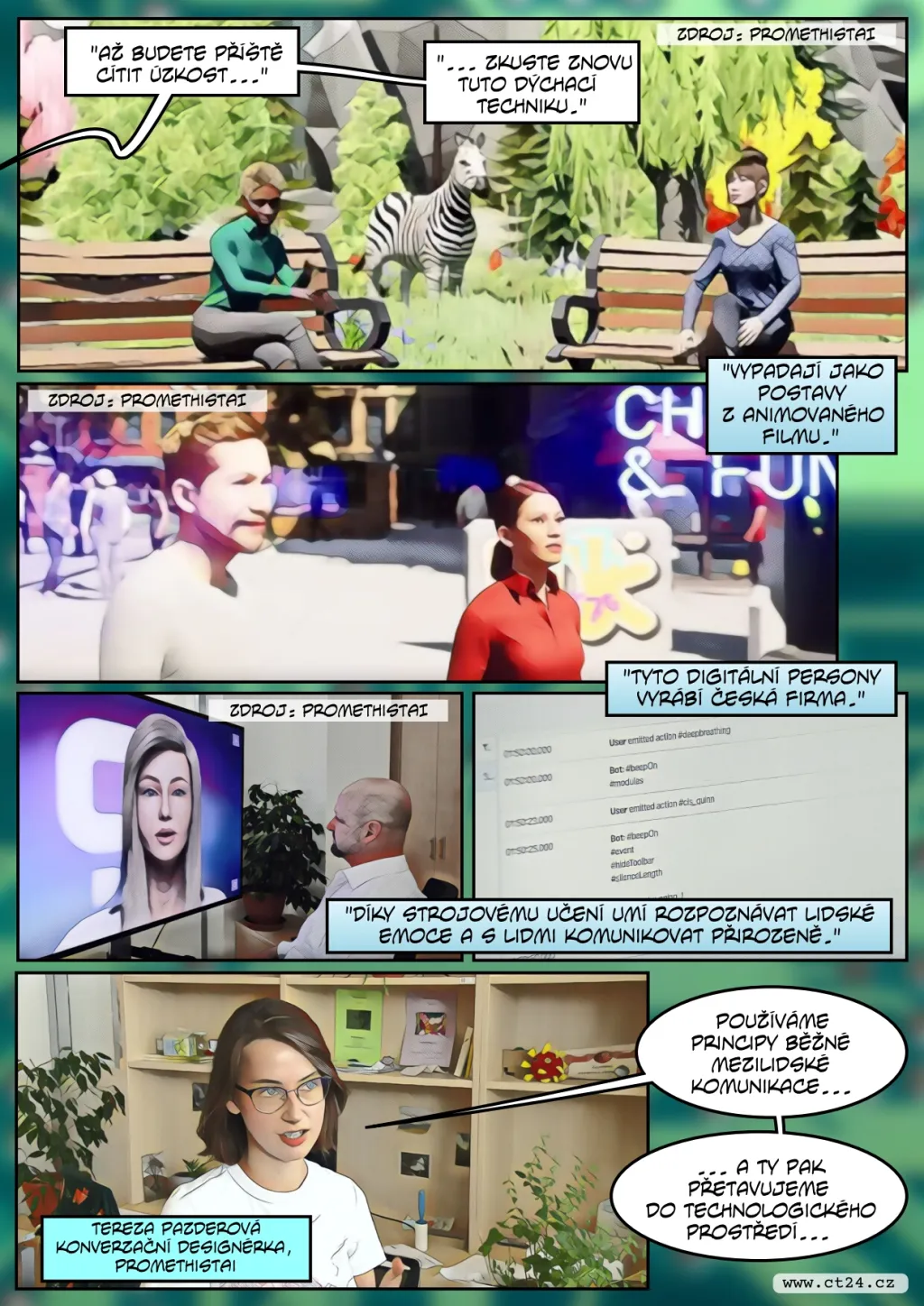 Digitální persony české firmy umí rozpoznávat emoce a s lidmi komunikovat