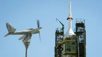 Sojuz čeká na start k ISS