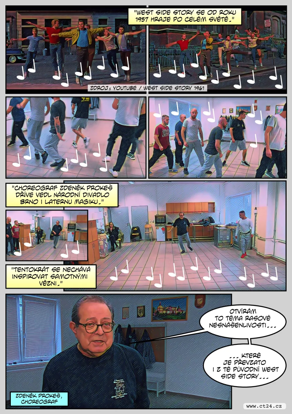 Vězni nastudovali West Side Story