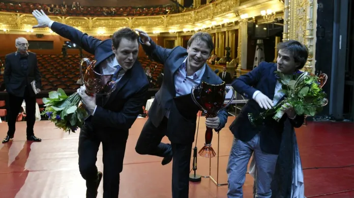 Ceny Thálie za rok 2012 / Jan Kříž (muzikál), Aleš Briscein (opera) a Matouš Ruml (cena pro mladého umělce do 33 let v oboru činoherní tvorby)