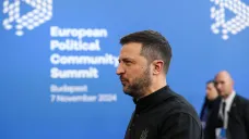 Volodymyr Zelenskyj na summitu Evropského politického společenství