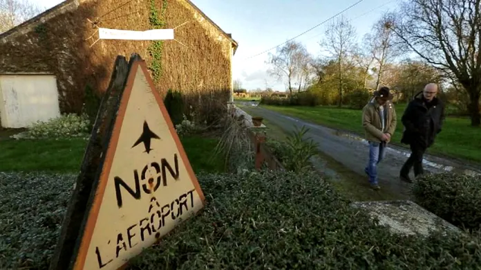 Kvůli novému letišti v Nantes hrozí 11 rodinám vystěhování