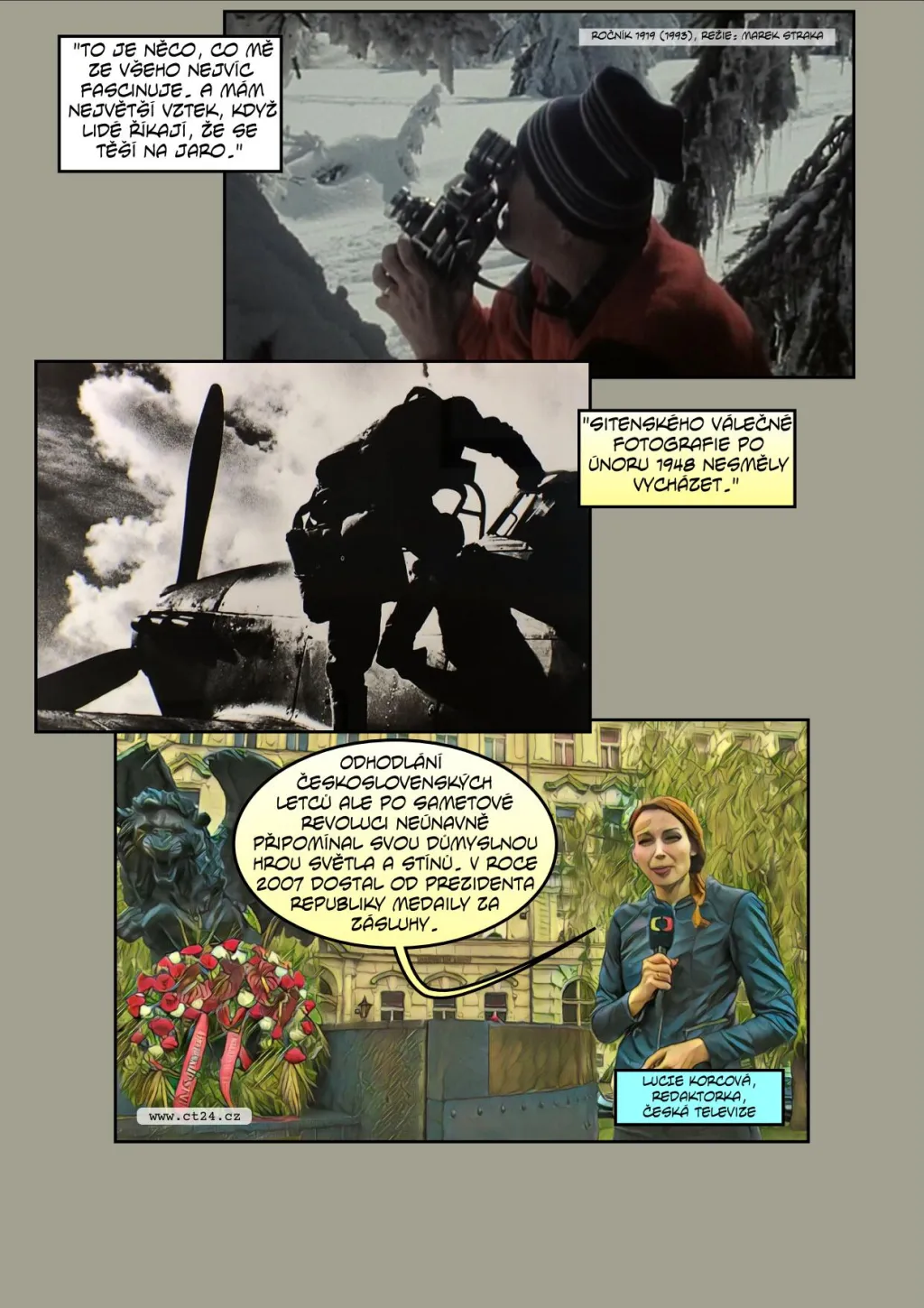 Komiks: Fotografie Ladislava Sitenského