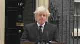 Tisková konference britského premiéra Borise Johnsona k umrtí prince Philipa
