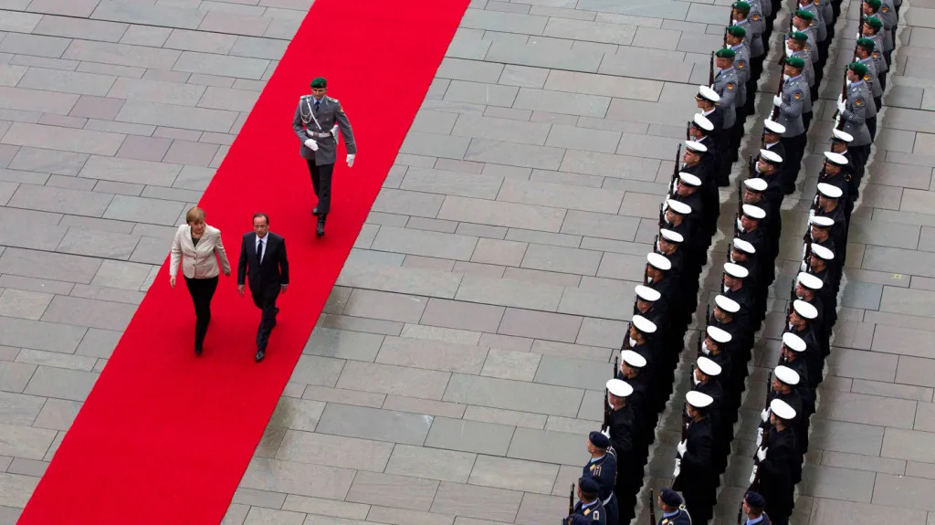 Angela Merkelová a François Hollande