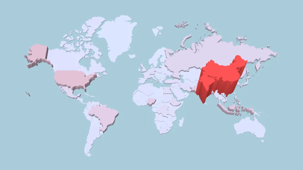 Mapa světové populace