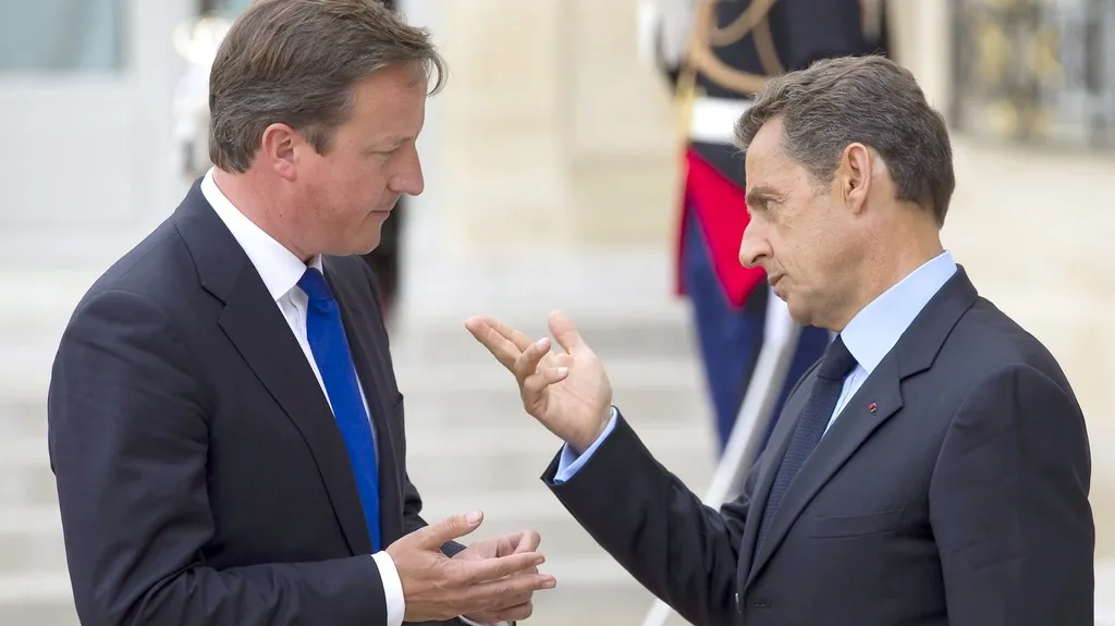 Sarkozy a Cameron