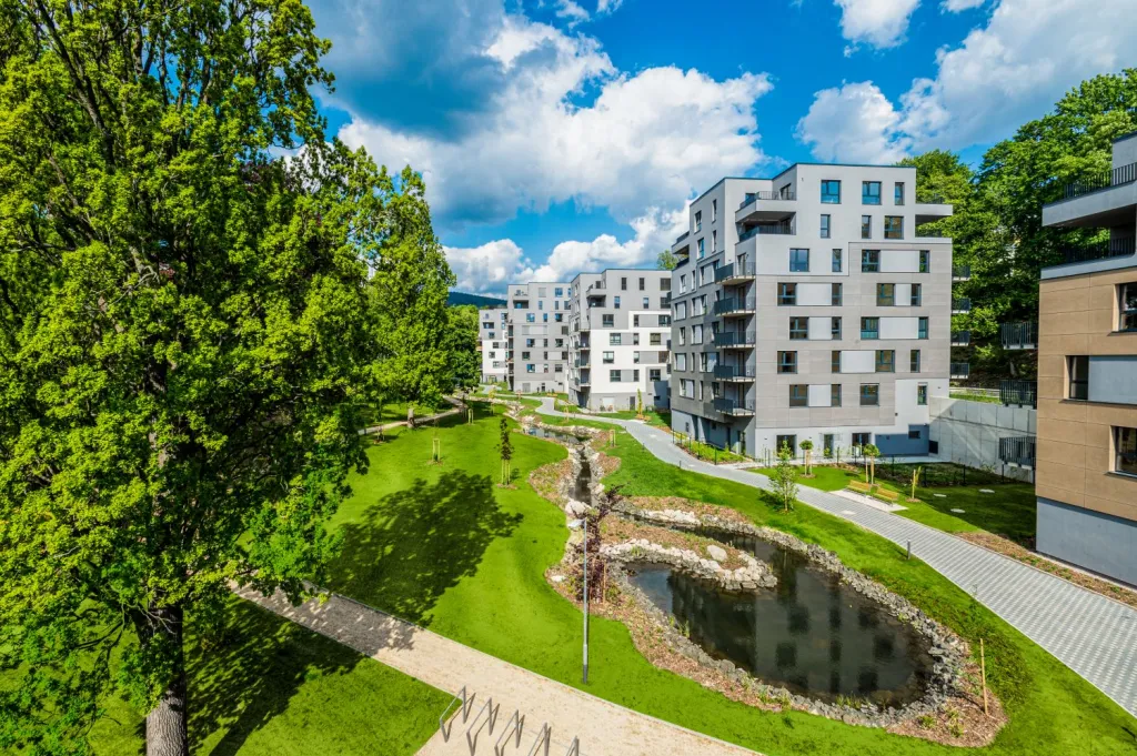 Rezidence Park Masarykova v Liberci (autoři: Radim Kousal, Tomáš Rudolf, Richard Černý, Jana Jachanová)