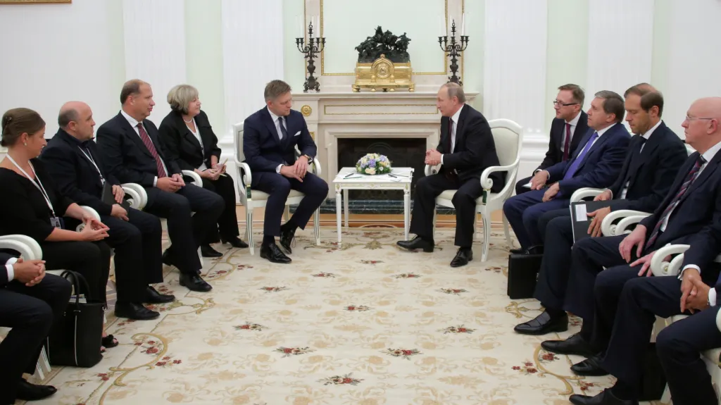 Jednání slovenské delegace v Moskvě