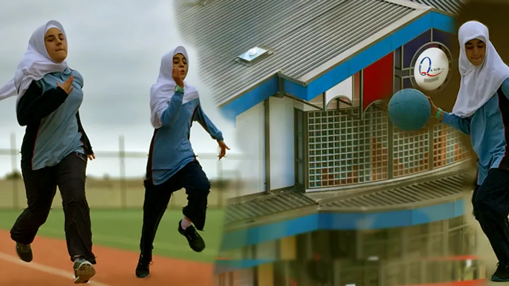 Dívčí tělocvik na škole Al-Taqwa