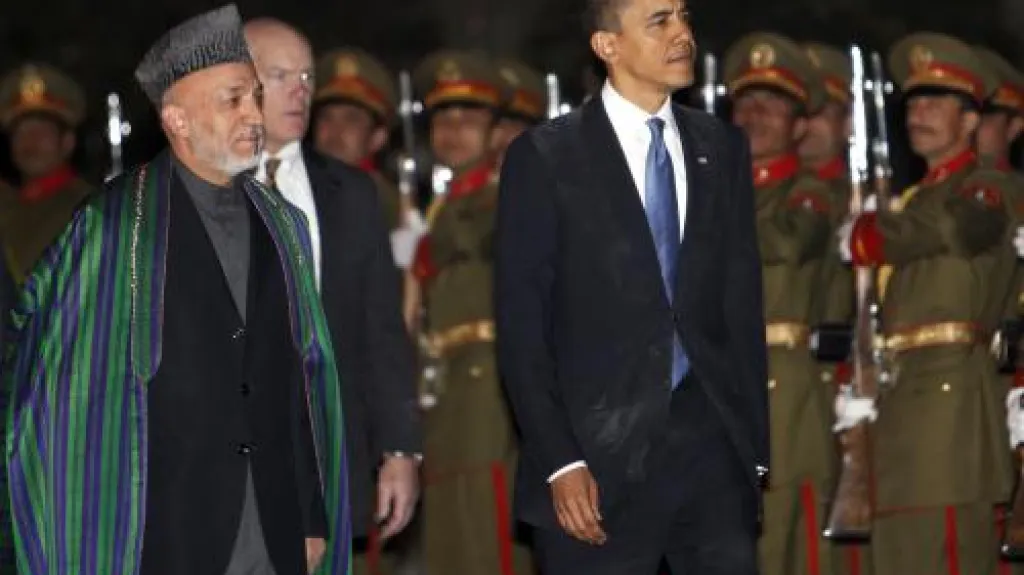 Hamíd Karzáí a Barack Obama