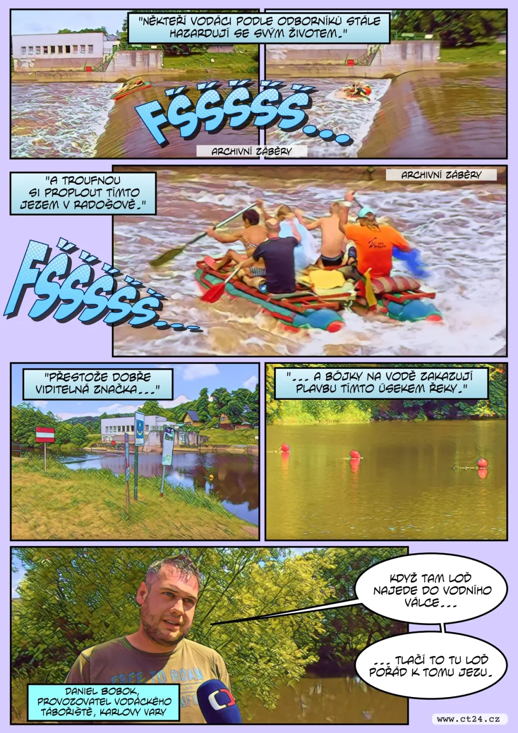 Někteří vodáci stále podceňují nebezpečné jezy