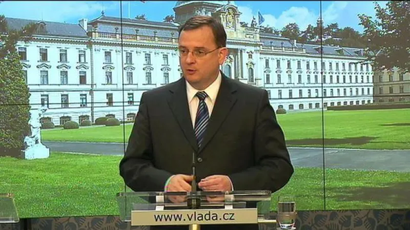 Brífink Petra Nečase po jednání vlády