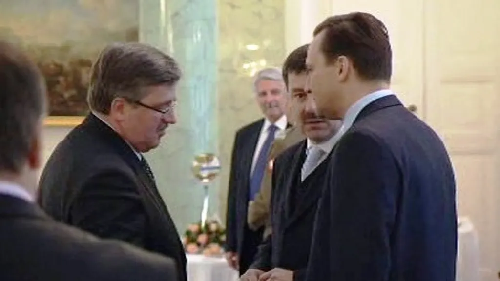 Bornislaw Komorowski a Radoslaw Sikorski