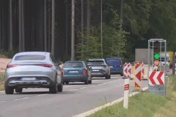 Na silnici u Trutnova je kvůli stavbě D11 kyvadlový provoz, mohou vznikat kolony