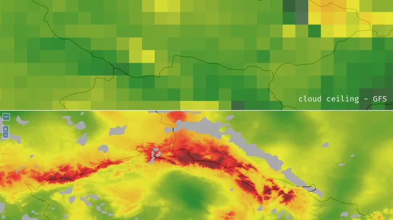 Porovnání nowcastu