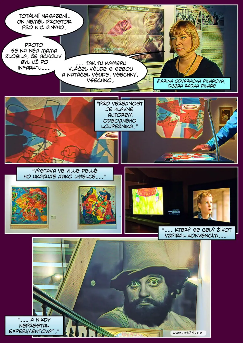 Ilustrátor Rumcajse byl i průkopník videoartu