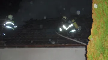 Požár rodinného domu v Halenkovicích
