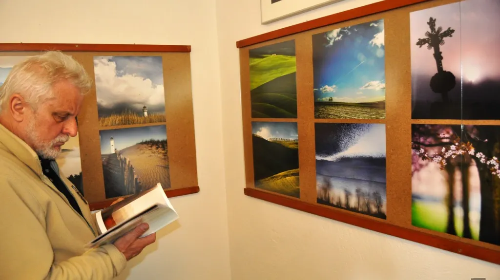 Z vernisáže výstavy Marty Černické