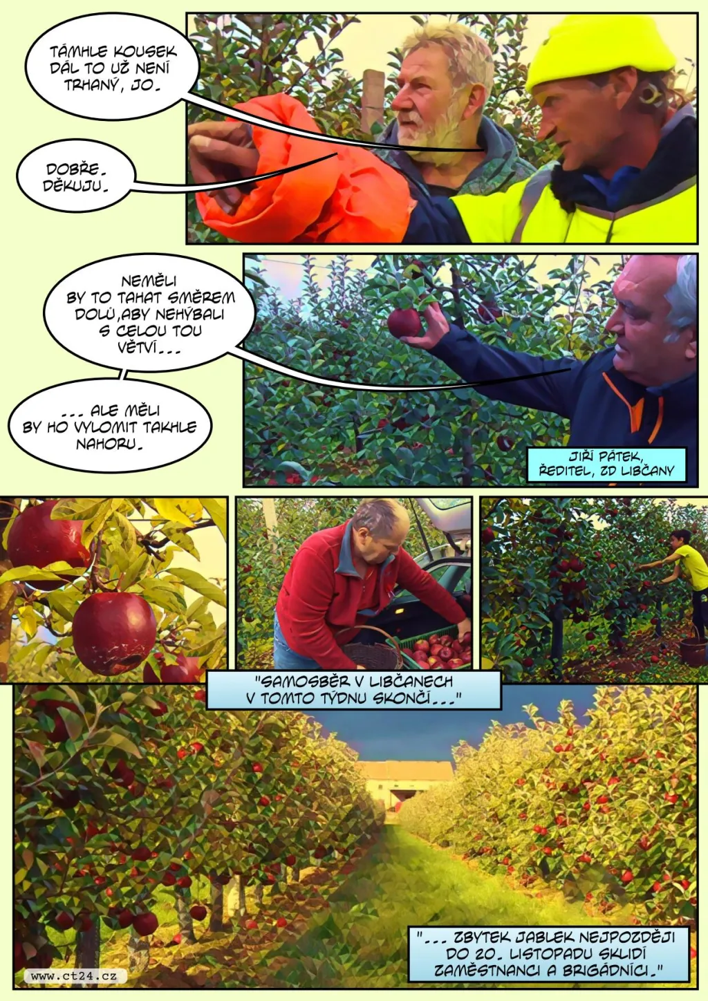 Sady lákají zákazníky na levný samosběr