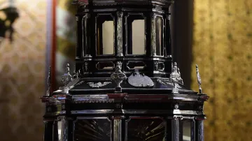 Ostatky svaté Pavlíny v olomoucké katedrále svatého Václava