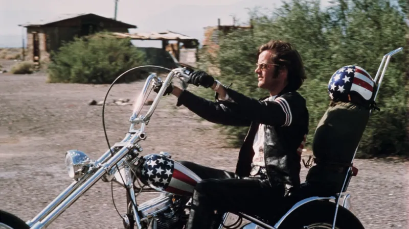 Peter Fonda ve filmu Bezstarostná jízda